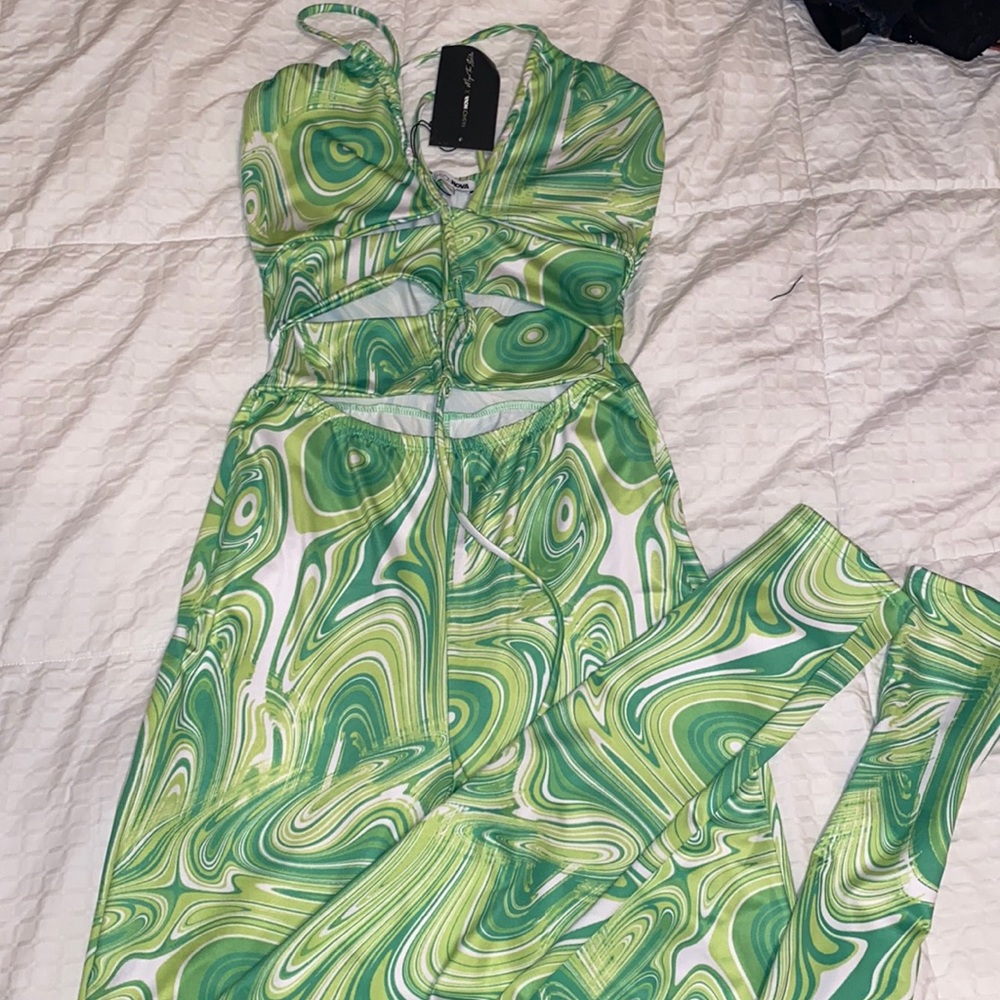 Size L MTS green jumpsuit